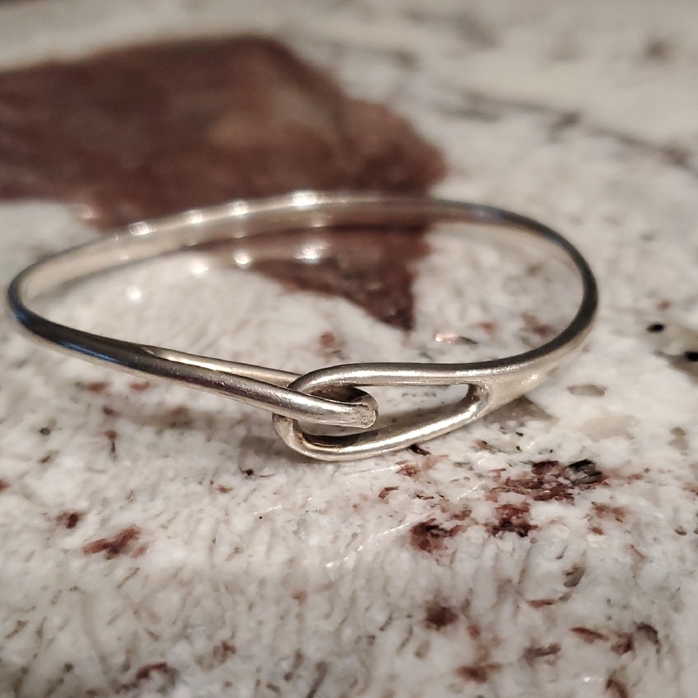 Tiffany & Co. Double Loop Infinity Sterling Silve… - image 1